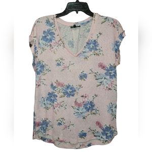 🌻Bobeau Pink floral top